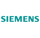 Siemens Company Logo - The logo of Siemens, representing excellence and innovation in technology.