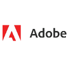 Adobe Company Logo - The logo of Adobe, representing creativity and digital innovation.