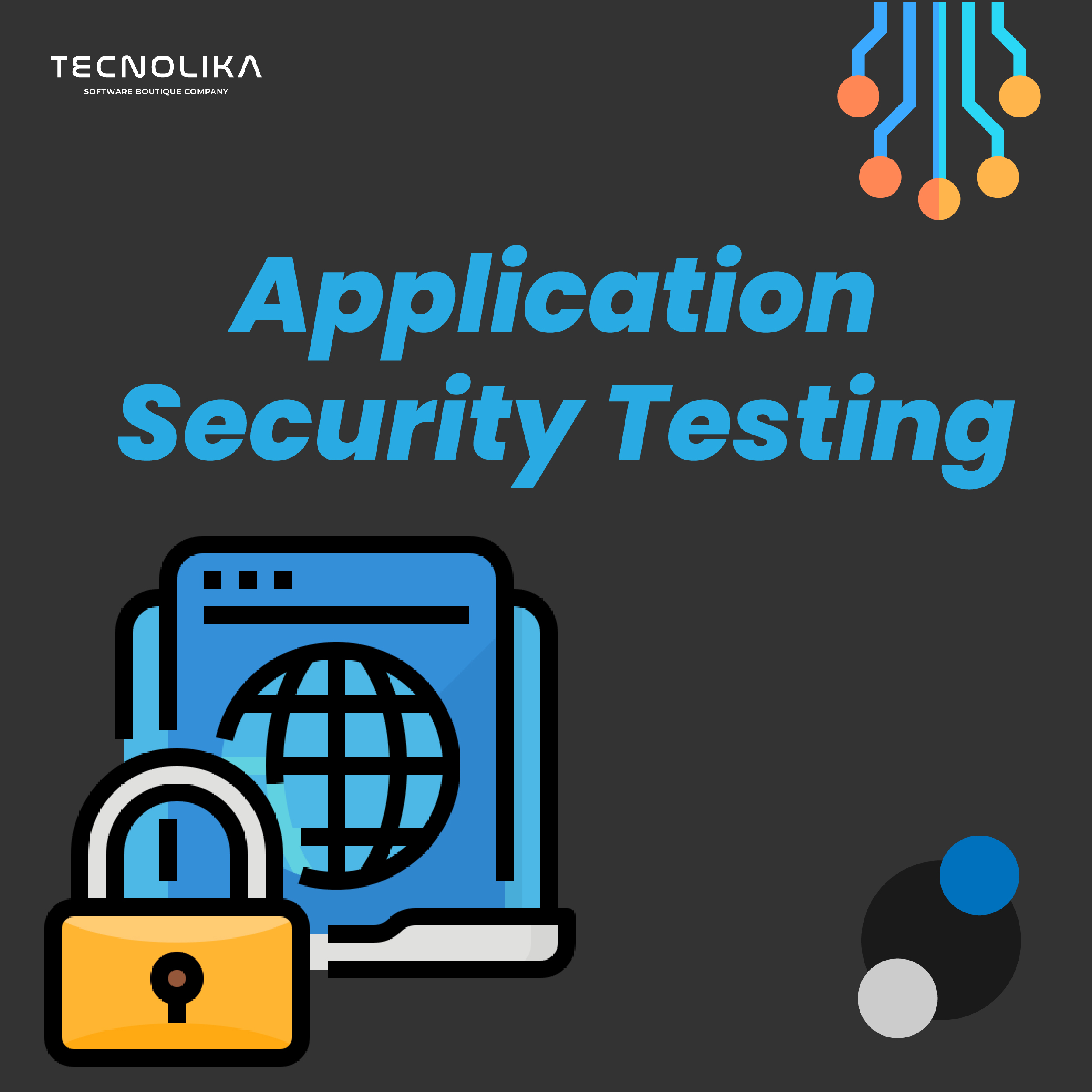 Illustration of application security testing concept